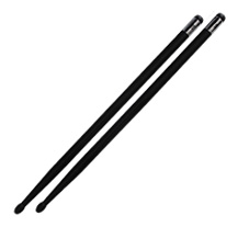 Aquarian 2B Black Lites Graphite (pair) Nylon Drumsticks