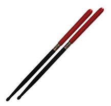 Aquarian 5AG Black / Red Combo Graphite Grip (pair) Nylon Drumsticks