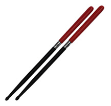 Aquarian 5AG Black / Red Lites Graphite Grip (pair) Nylon Drumsticks