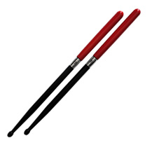 Aquarian 5BG Black / Red Lites Graphite Grip (pair) Nylon Drumsticks