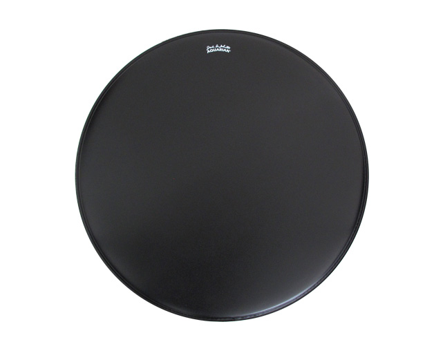 Aquarian JD24 Jack DeJohnette Coated Black 24" Bass Drum head