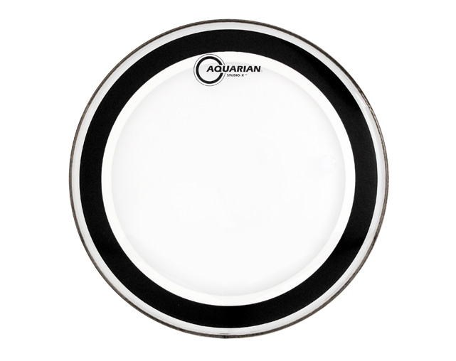 Pele Timbalão 16" Aquarian SX16 StudioX Clear