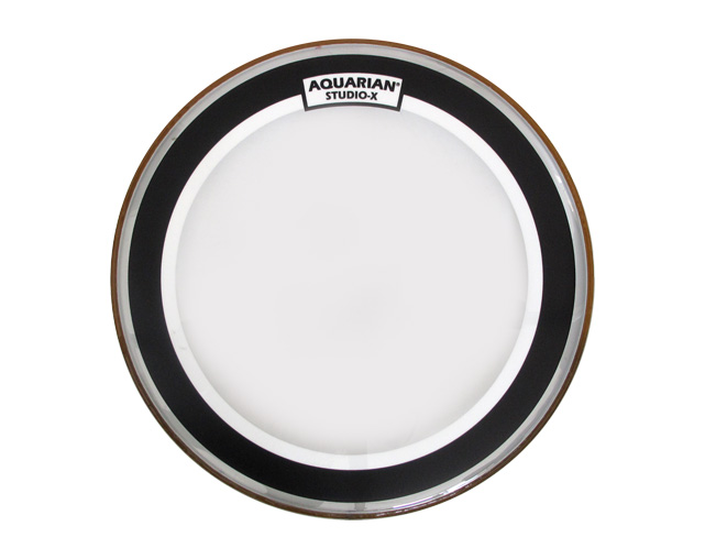 Pele Bombo 16" Aquarian SX16B StudioX Clear