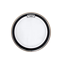 Pele Bombo 22" Aquarian SX22 StudioX Clear