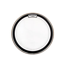 Pele Bombo 24" Aquarian SX24 StudioX Clear
