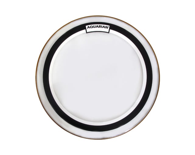 Pele Bombo 26" Aquarian SX26 StudioX Clear