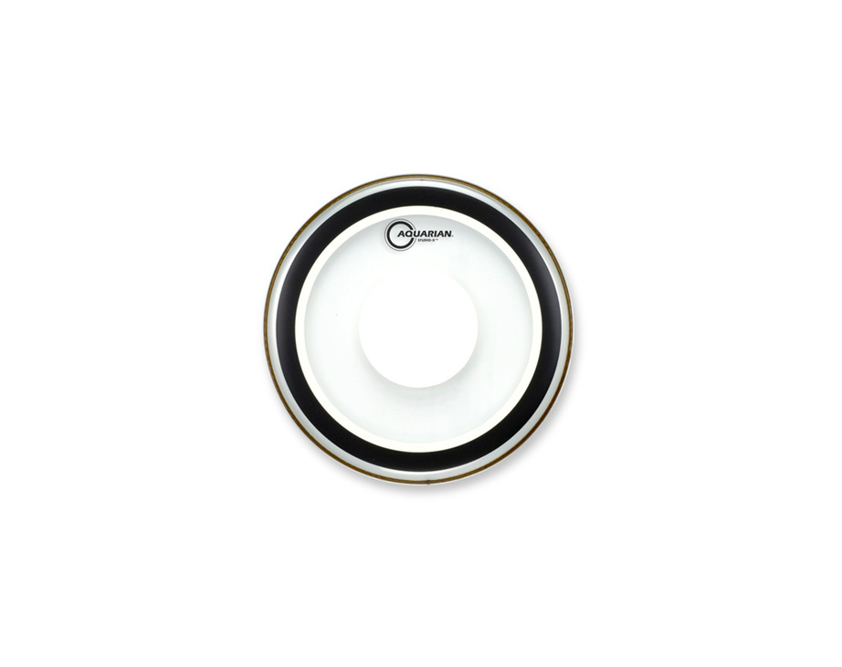 Parche para Bombo 28" Aquarian SXPD StudioX Clear Power Dot