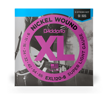 D'Addario EXL1208 8 strings 009-065 Electric guitar strings