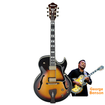 Ibanez LGB30 George Benson Signature Vintage Yellow Sunburst