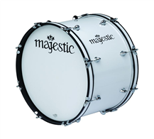 Majestic CBS1810 18"x10" Marching Bass Drum White