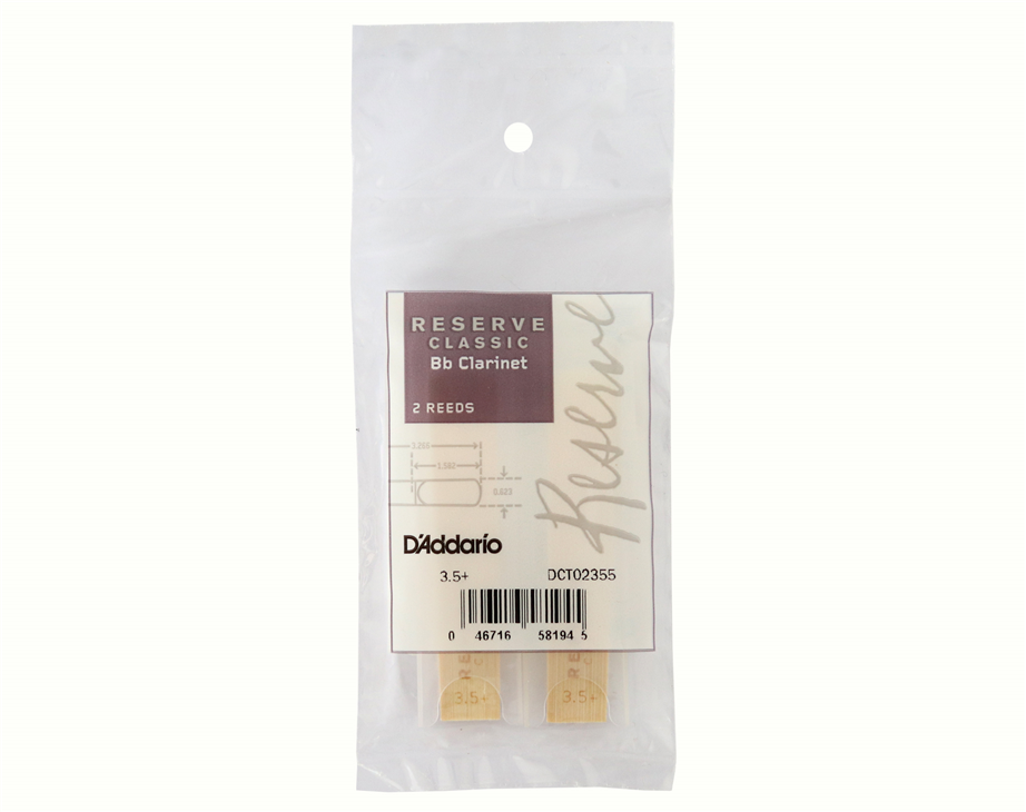 Caña Clarinete Sib D'Addario Reserve Classic 3.5+