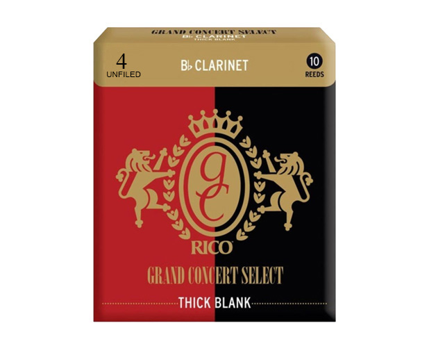Rico Grand Concert Thick Unfiled 4.0 Bb Clarinet Reed