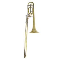 Trombone varas c/transpositor Sib/Fa Bach 42B Lacado Stradivarius