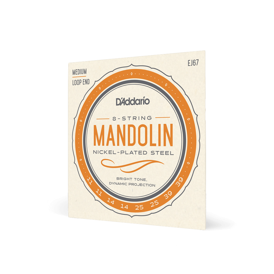 D'Addario EJ67 loop end 011-039 Mandolin Strings