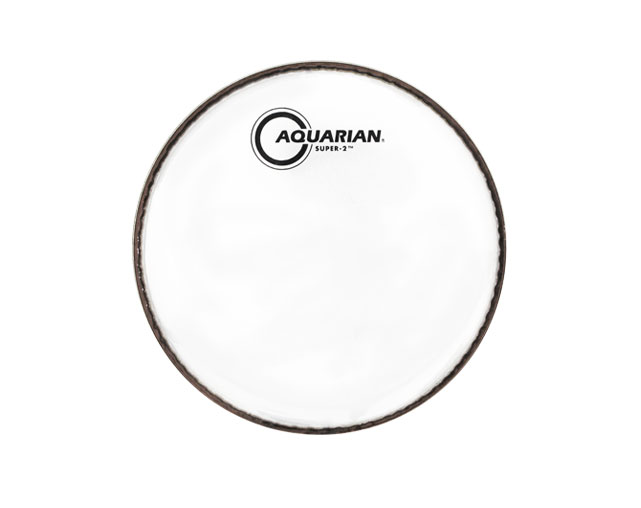 Pele Timbalão 8" Aquarian Super2 Clear