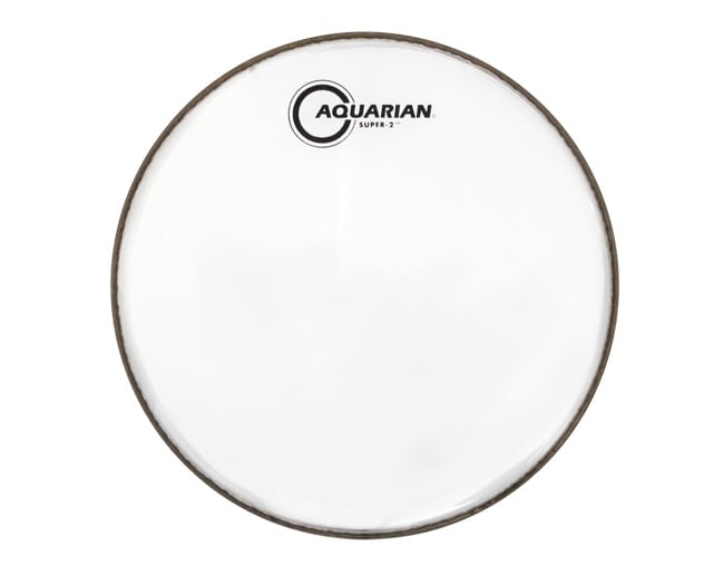 Pele Timbalão 10" Aquarian Super2 Clear