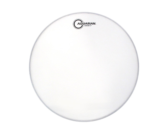 Aquarian CT14W Concert 14" 5 Coated White Snare drum head