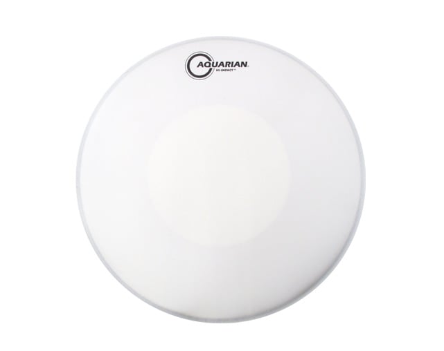 Aquarian Hi-Impact 13" White Dot Coated Snare drum head