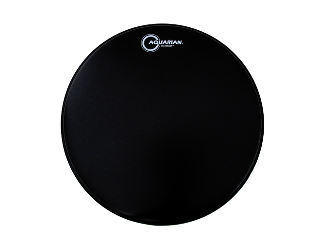 Aquarian HIP14BK Hi-Impact Dot 14" Coated Black Snare drum head