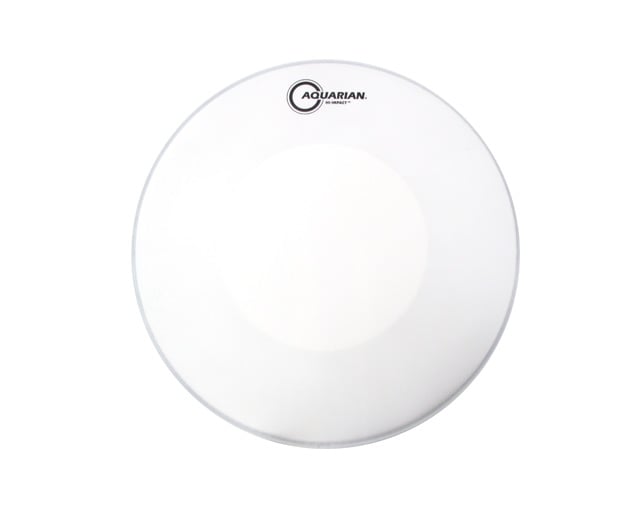 Aquarian HIP14W Hi-Impact Dot 14" Coated White Snare drum head