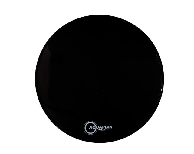 Pele Bombo 24" Aquarian Force II Video Gloss FR24BK Black