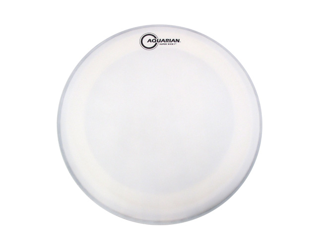 Aquarian TCSKI16 Texture Coated SuperKick I 16" White Bass Drum head