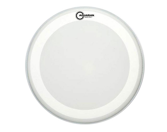 Parche para Bombo 18" Aquarian TCSKI18 Texture Coated SuperKick I White
