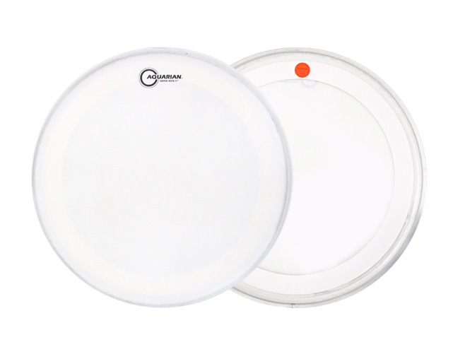 Pele Bombo 20" Aquarian TCSKII20 Texture Coated Superkick II White