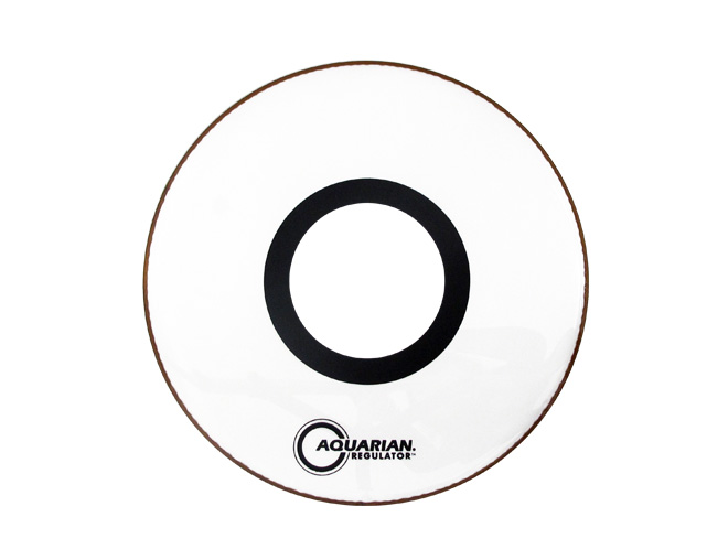 Pele Bombo 20" Aquarian RPT20W Regulator 7"Hole Branco