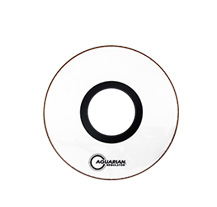 Aquarian RPT20W Regulator 7"Hole White 20" Bass Drum head