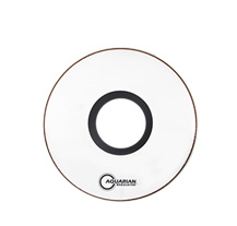 Aquarian RPT22W Regulator 7"Hole White 22" Bass Drum head
