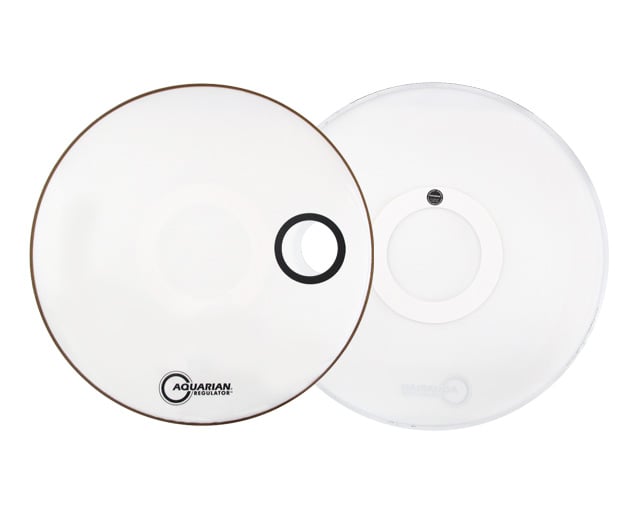 Pele Bombo 26" Aquarian RSM26W Regulator 4 3/4"hole White