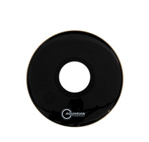 Aquarian PTCC22BK 7"Center Hole Black 22" Bass Drum head