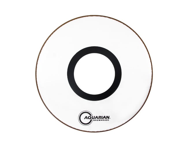 Parche para Bombo 20" Aquarian PTCC20W 7" Center Hole White