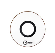 Aquarian PTCC20W 7"Center Hole White 20" Bass Drum head