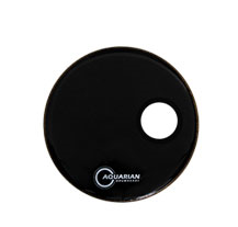 Pele Bombo 18" Aquarian SMPTCC18BBK 4 3/4" Off Set Hole Black