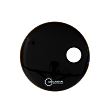 Pele Bombo 20" Aquarian SMPTCC20BK 4 3/4" Off Set Hole Preto