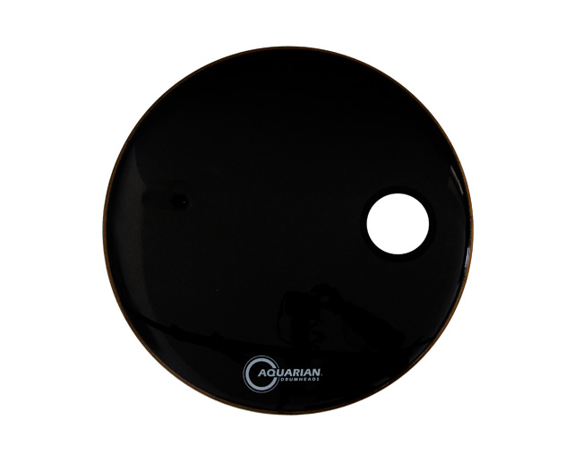Parche para Bombo 26" Aquarian SMPTCC26BK 4 3/4" Off Set Hole Black