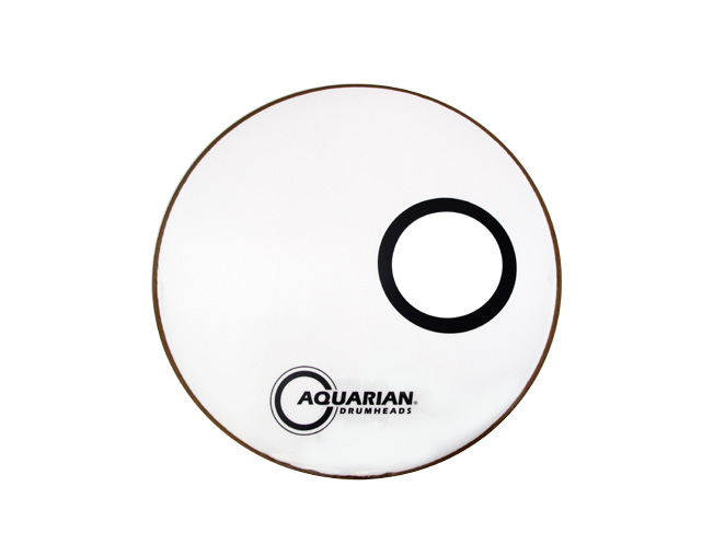 Pele Bombo 16" Aquarian SMPTCC16BW 4 3/4" Off Set Hola White