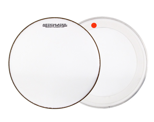Parche para Bombo 20" Aquarian MAB20W Articulator White