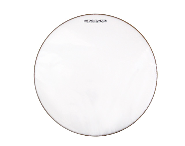 Aquarian MAB28W Articulator White 28" March Bass Drum head