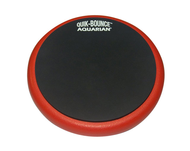 Aquarian QBP6 Quik-Bounce 6" Black / Red practice pad