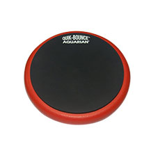 Aquarian QBP6 Quik-Bounce 6" Black / Red practice pad