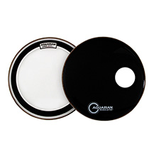 Aquarian SKP18BK SkI+RsmBK+Dkp2 pack 18" Bass Drum head