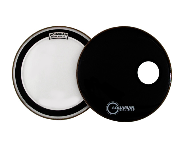 Pele Bombo 18" Aquarian SKP18BK SKII+RsmBK+Dkp2 pack