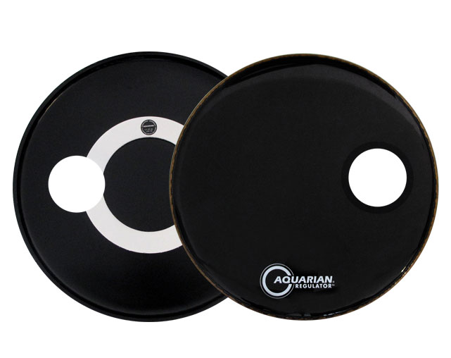 Aquarian SKP20BK SKII+RsmBK+Dkp2 pack 20" Bass Drum head
