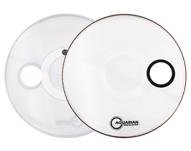 Aquarian SKP24WT SkII+RsmWT+Dkp 24" 2 Pack Bass Drum heads