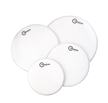 Aquarian TCRSP2C Response2 Power Coated White Pack drum heads