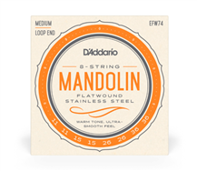 D'Addario EFW74 Flatwound 011-036 Mandolin Strings