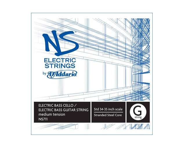 D'Addario NS711 Electric Bass/Cello G Cello Single String